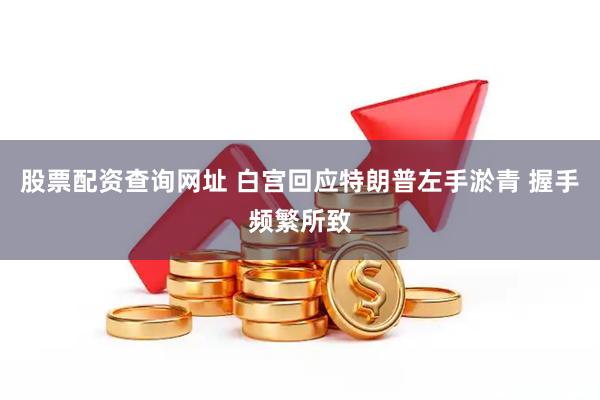 股票配资查询网址 白宫回应特朗普左手淤青 握手频繁所致